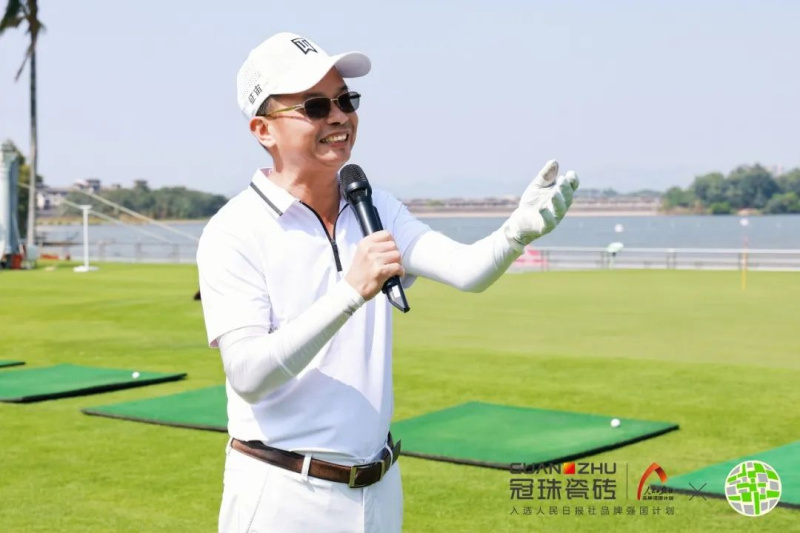 羊盟高爾夫俱樂部聯席主席、廣州市泰基工程技術有限公司董事長倪光樂先生發表致辭