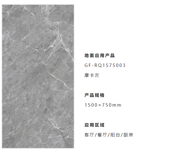 冠珠摩卡灰客廳瓷磚